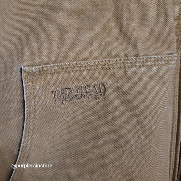 Vtg Red Head Brand Co Canvas Duck Jacket 2XLT Hooded Golden Brown Streetwear - Picture 2 of 13